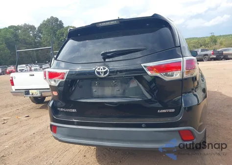 2016 Toyota Highlander Limited Platinum V6 from USA, damaged, VIN 5TDYKRFH5GS152829